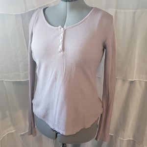 Cute waffle button shirt
